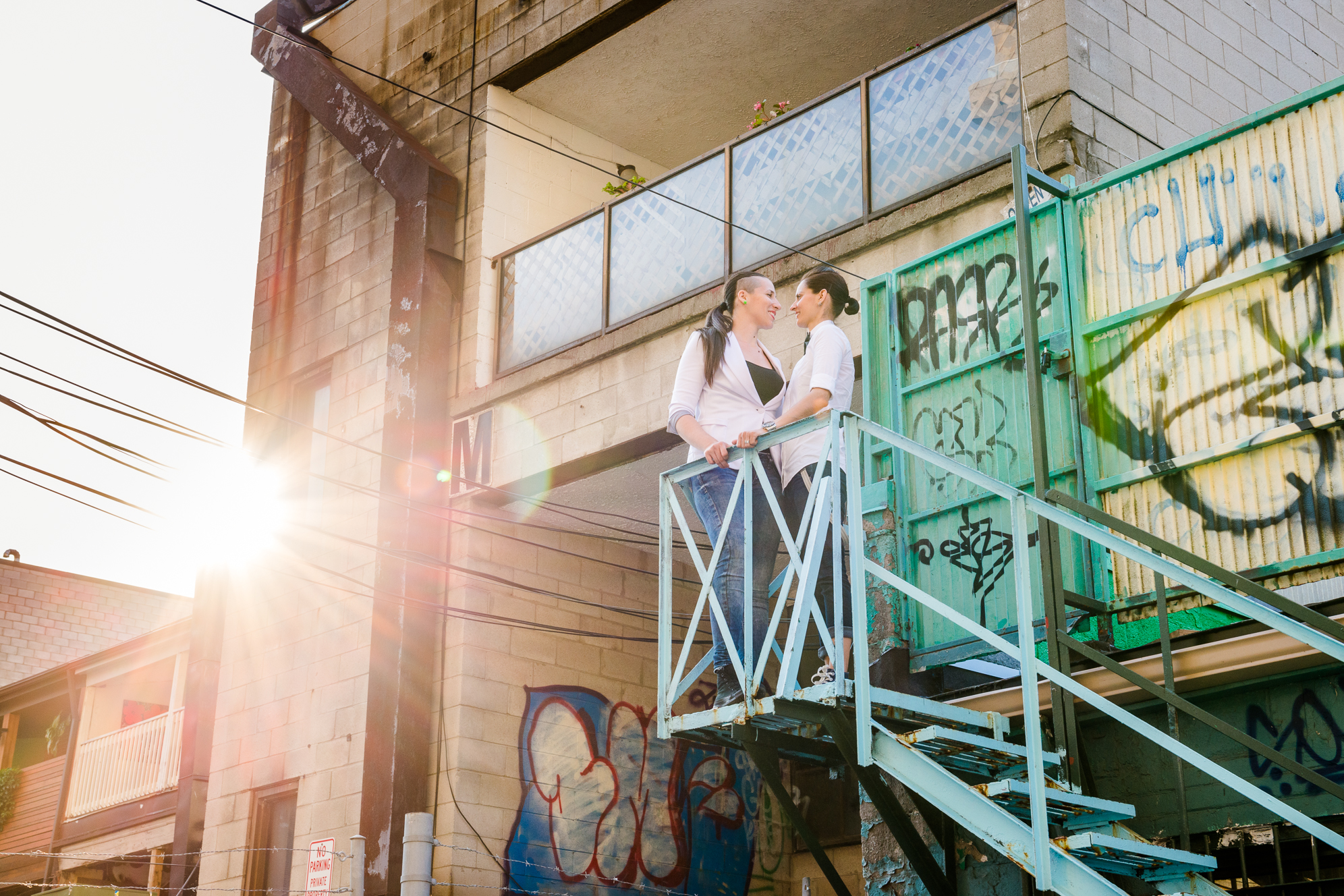 Urban Toronto Engagement, Gillian Foster Photography, Graffiti Alley