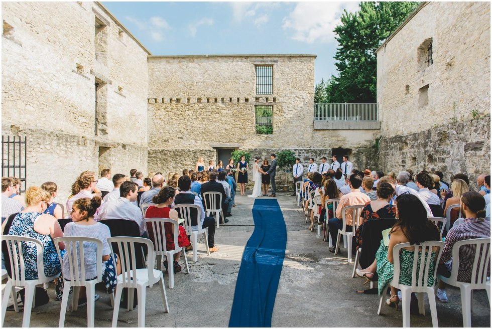  Goldie Mill Ruins wedding ceremony