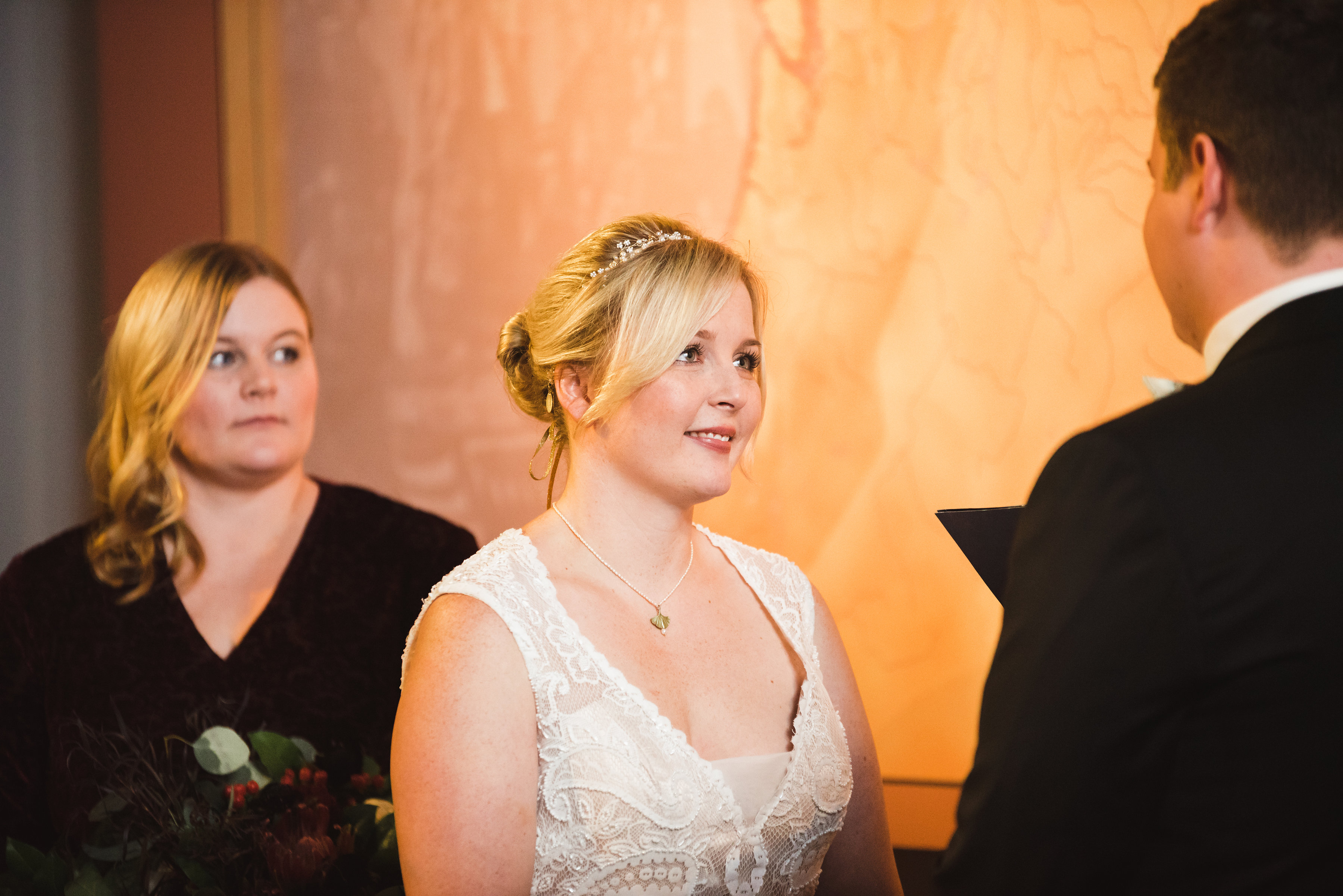 wedding ceremony at the Canadian Canoe Museum Gillian Foster photography