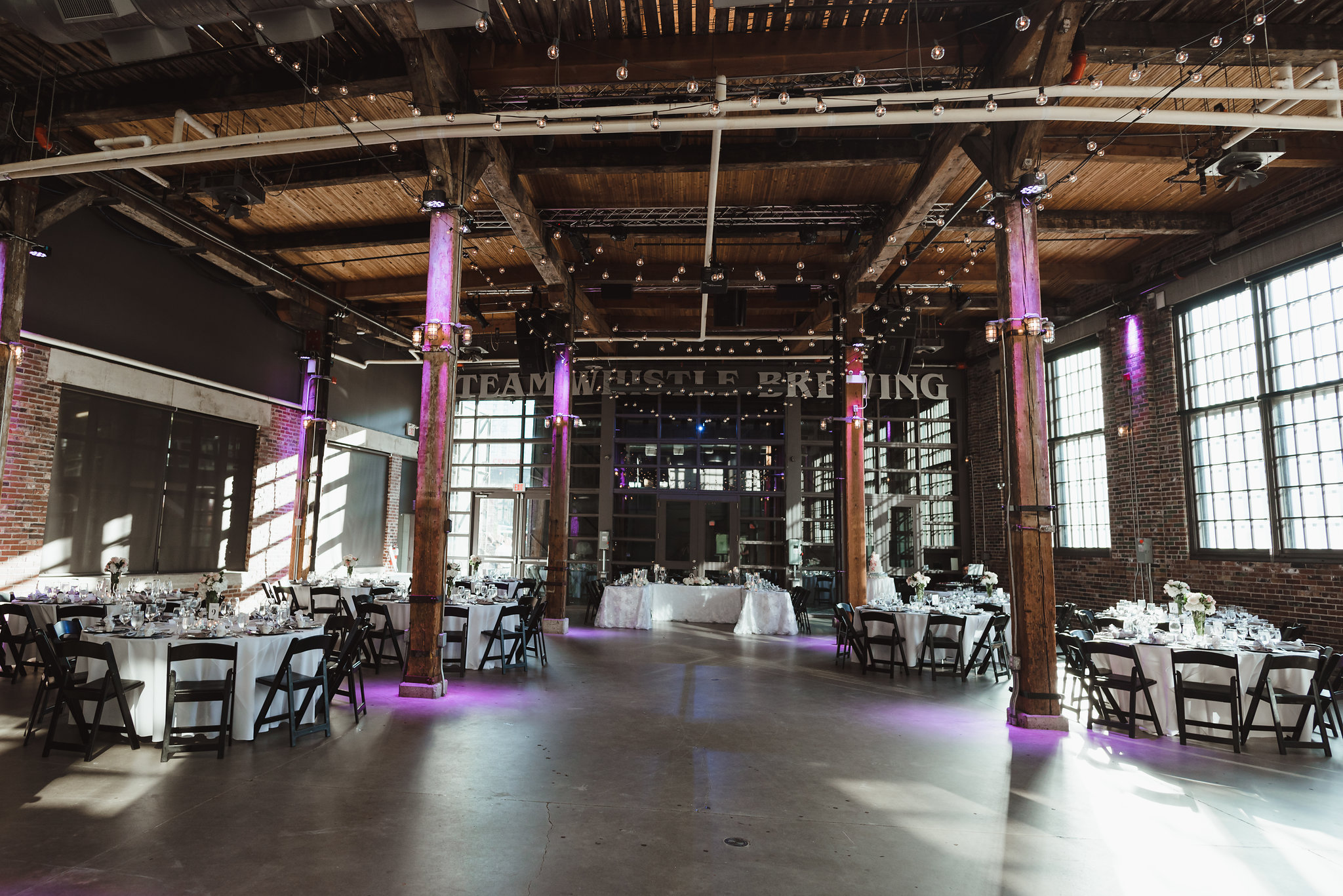 wedding venue at Steam Whistle Brewing Toronto Canada