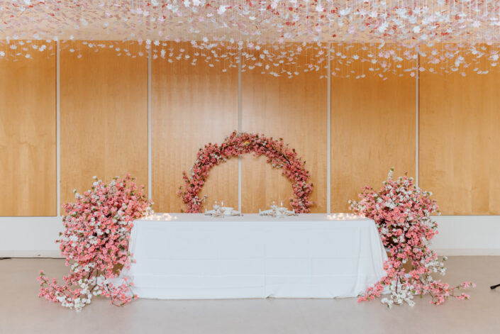 wedding head table
