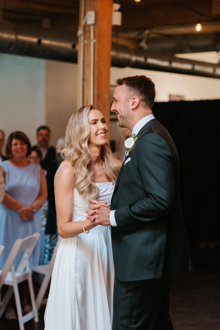 wedding couple dancing